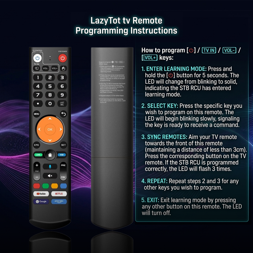 Lazytot Replacement Remote Control